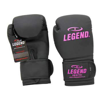 Legend Dames bokshandschoenen Clima zwart - mat/Roze