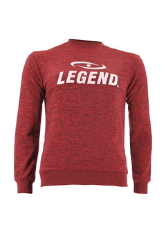 Legend Trui/sweater dames/heren SlimFit Design Legend Rood