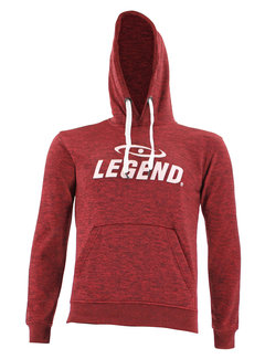 Legend Sports Hoodie dames/heren trendy Legend design Rood