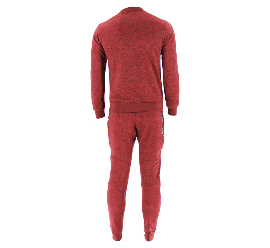 Trainingspak unisex met trui Rood
