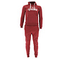 Trainingspak unisex met hoodie Rood