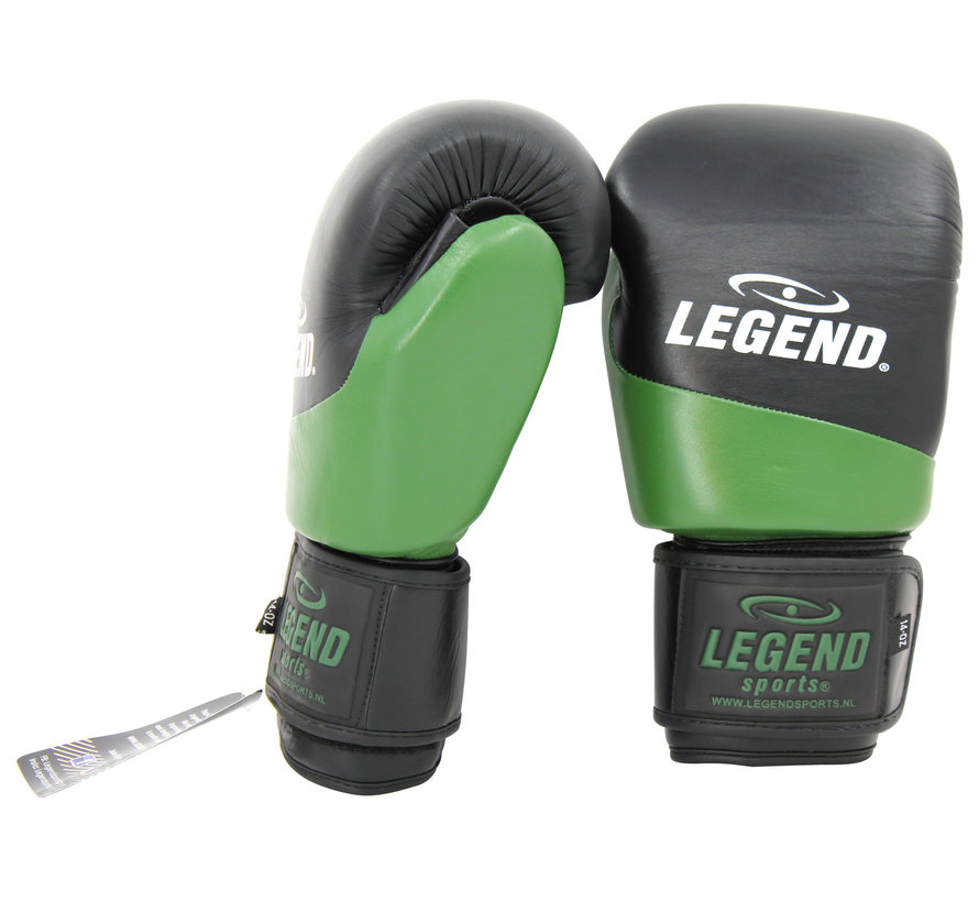 Leren bokshandschoenen  Thai 2.0 Leger