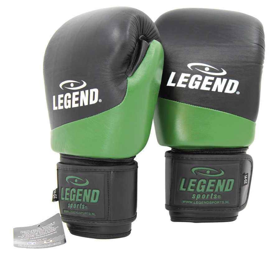 Leren bokshandschoenen  Thai 2.0 Leger