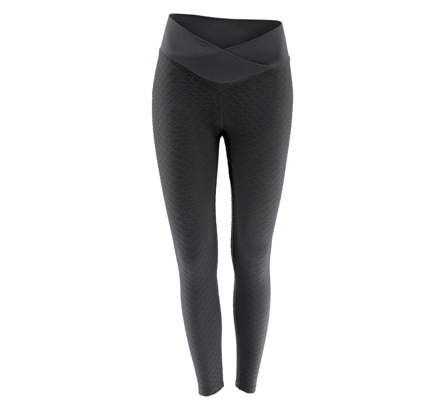 Sport Legging Embossed Anthracite