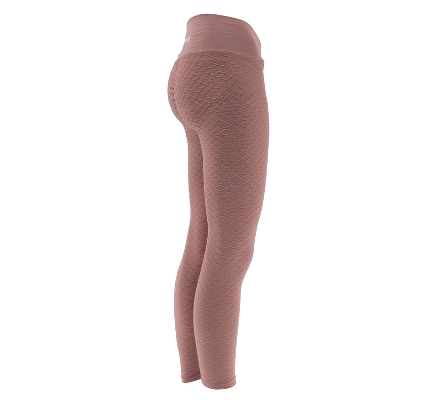 Sport Legging Embossed Roze