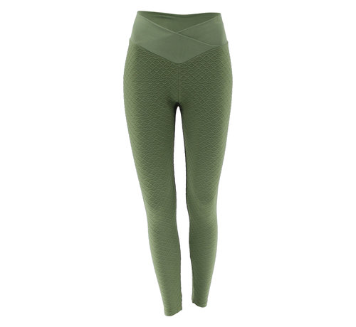 Legend Sport Legging Embossed Groen