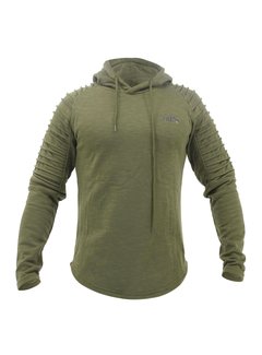 Legend Hoodie Rib Sleeve Green