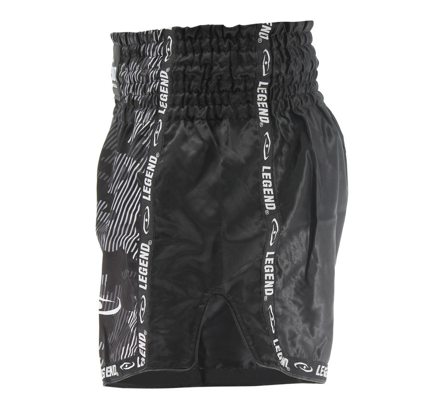 Legend Sports Kickboks Broekje Camo Black