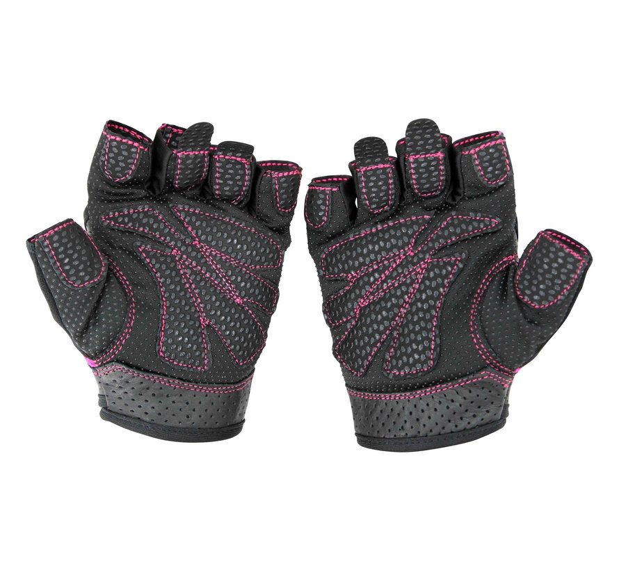 Dames Fitness Handschoenen Leder Special Edition Roze