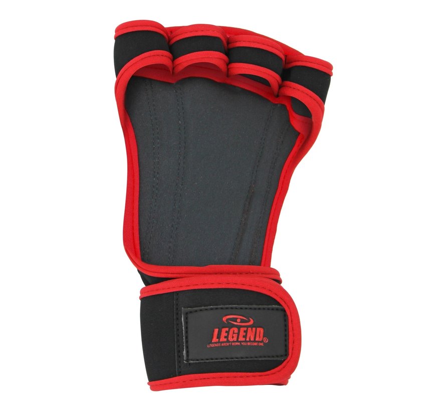 Crossfit & Fitness Handschoenen zwart/rood