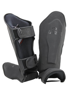 Legend Legend Sports Scheenbeschermers kickboksen leer PRO Mat Zwart