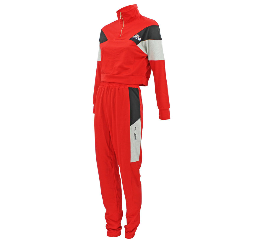 Dames Lifestyle suit rood