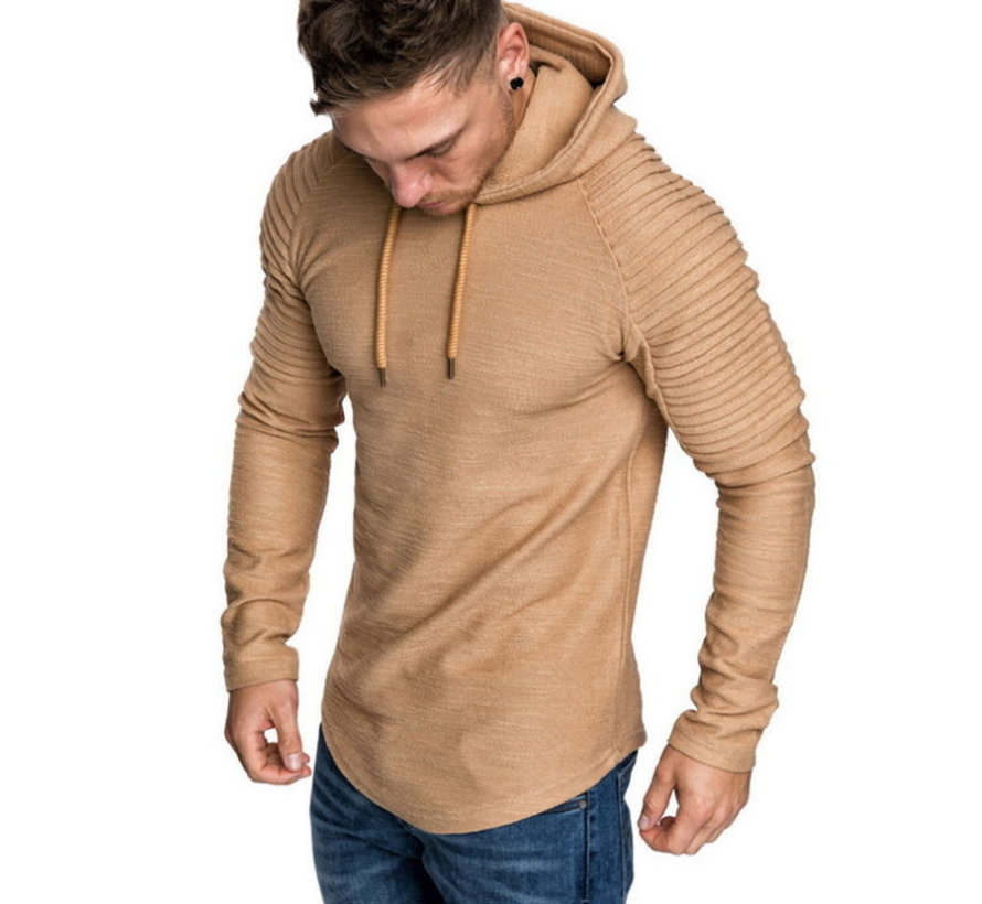 Hoodie Rib  Khaki