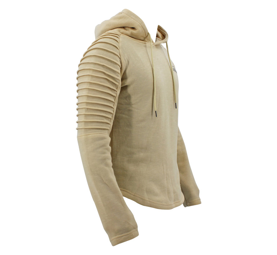 Hoodie Rib  Khaki