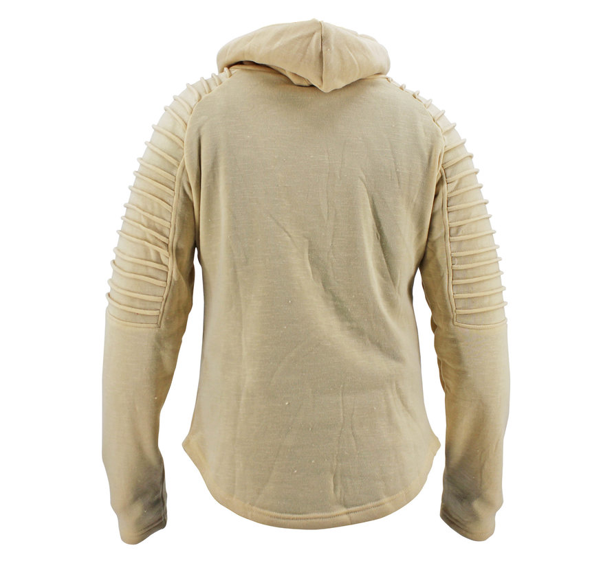 Hoodie Rib  Khaki