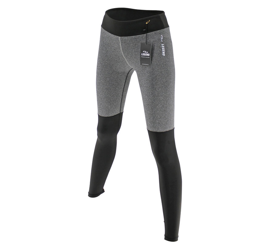 Sportlegging zwart-grijs