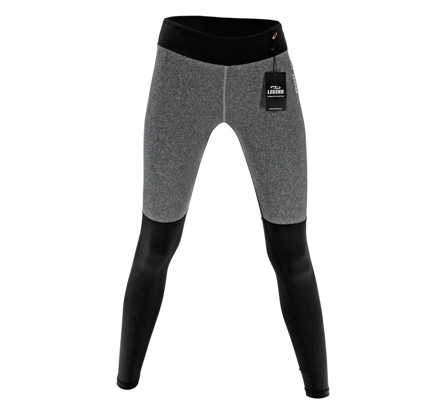 Sportlegging zwart-grijs