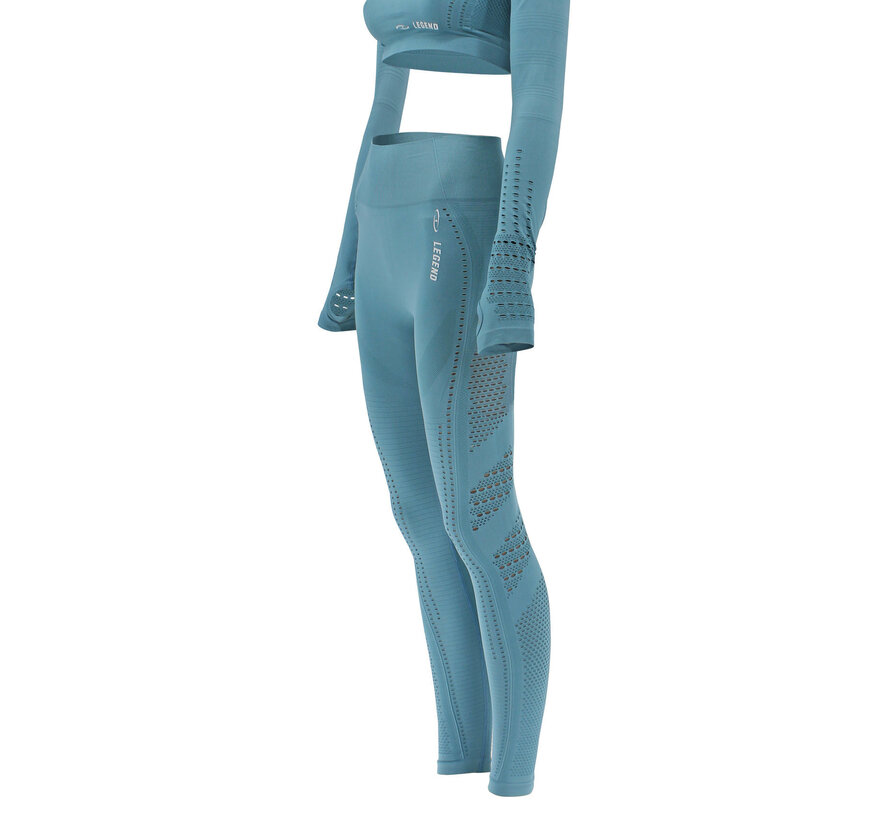 Sport Legging Steel Blauw