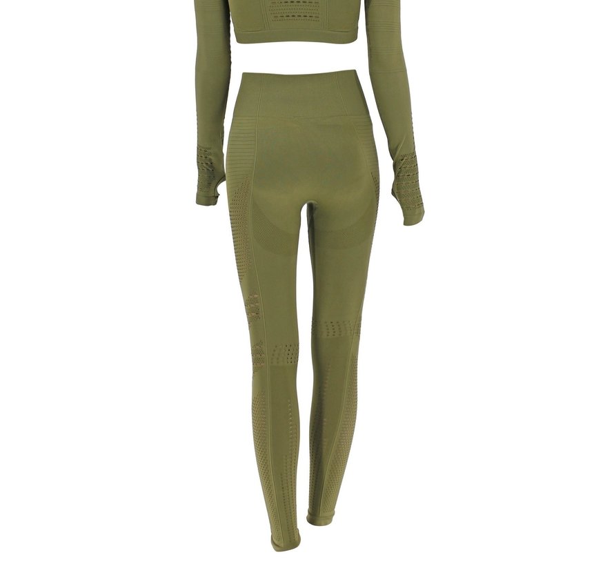 Sport Legging leger groen