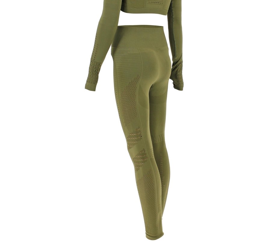 Sport Legging leger groen