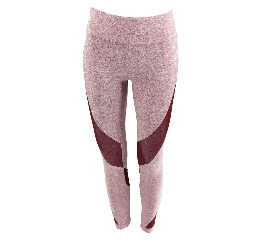 Sportlegging Melange Rood