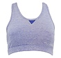 Dames Sport-BH Melange Blauw