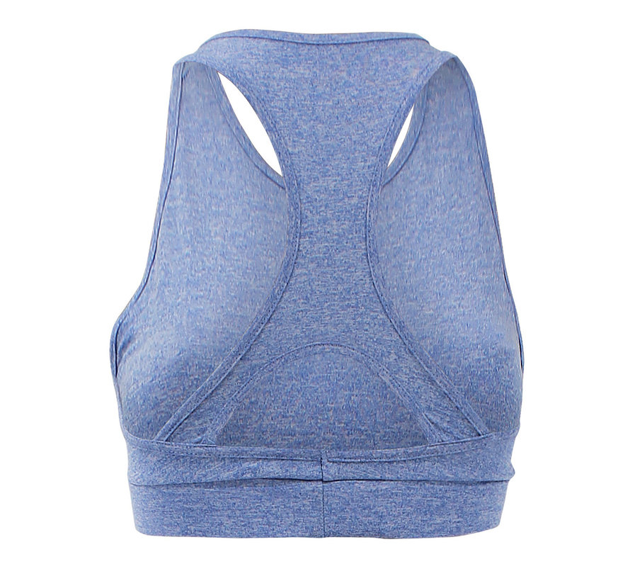 Dames Sport-BH Mesh Blauw