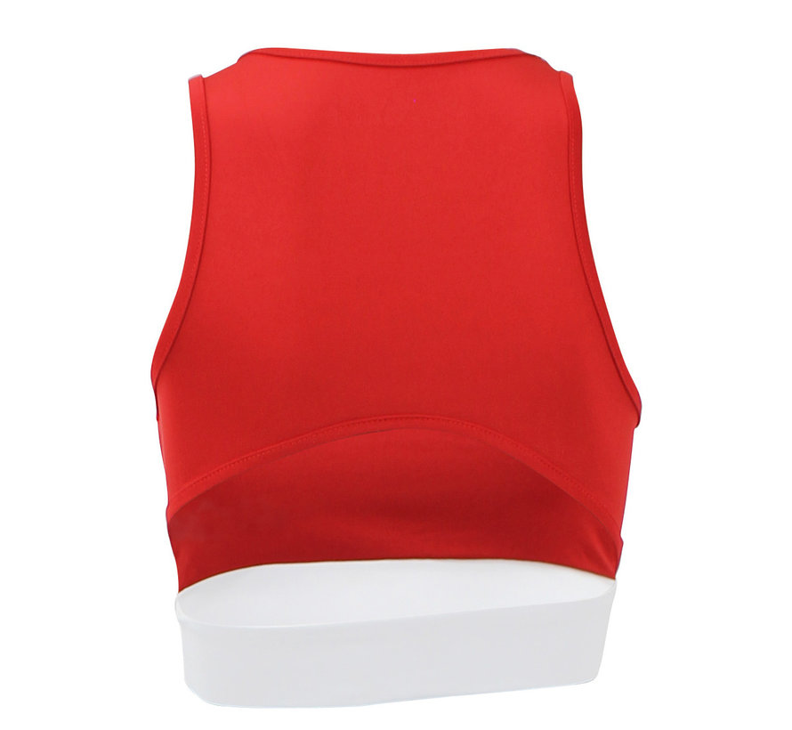 Dames Sport-BH  Rood Wit Stripe