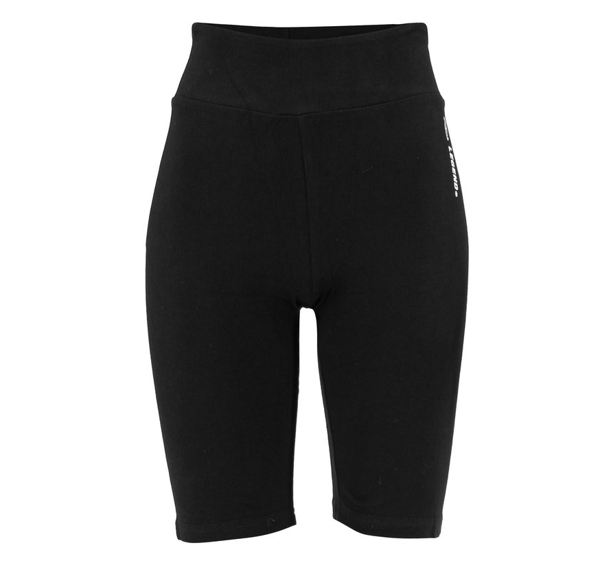 Korte legging dames zwart FIT lifestyle