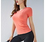 Sportshirt Dames dryfit Zalm Roze