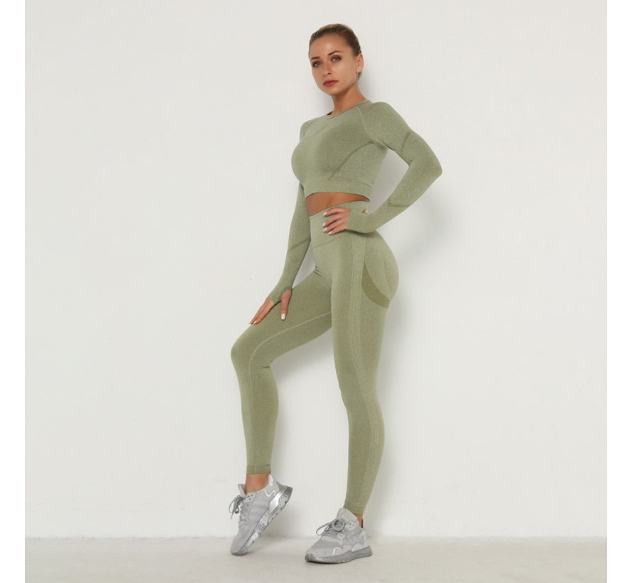 Sport Top PRO Olijf Groen