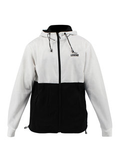 Legend Sport Jas Zwart/Wit Fleece