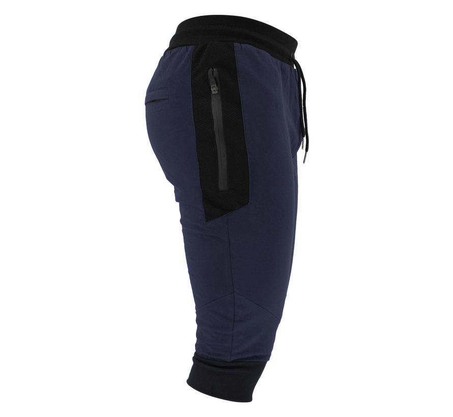 Trainingsbroek Blauw driekwarts heren