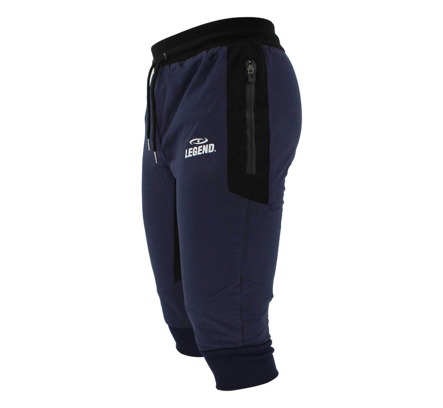 Trainingsbroek Blauw driekwarts heren