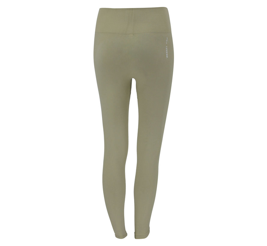 Sportlegging dames Khaki