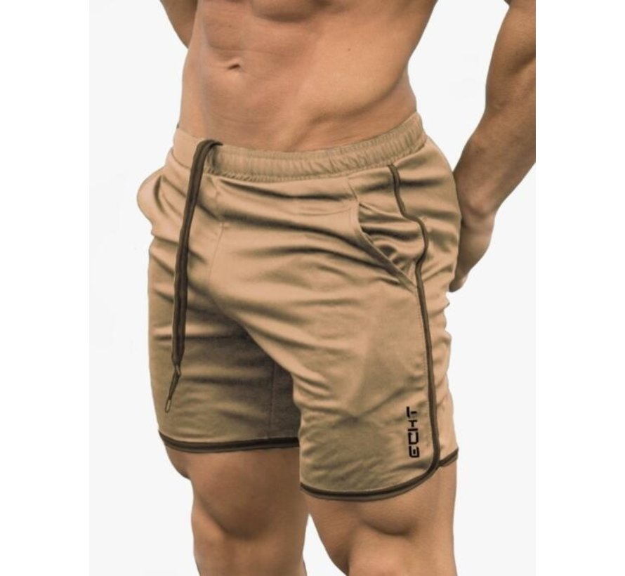 Korte broek heren khaki