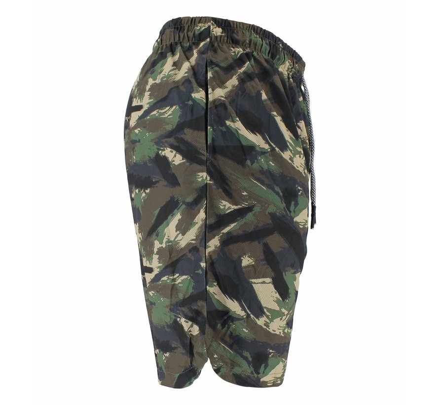 Korte broek heren camo