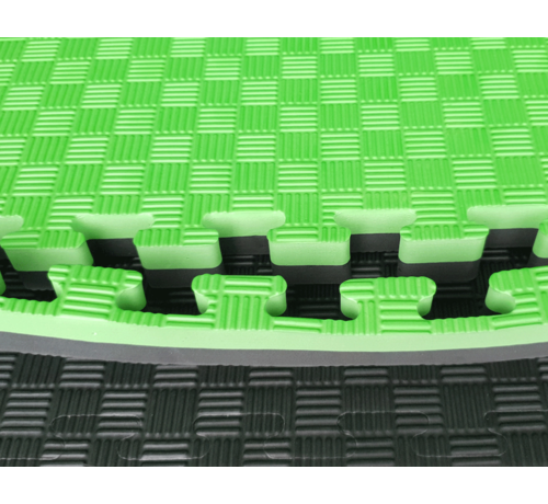 Legend Puzzelmat 1 x 1 m sport 2CM Groen/Zwart- Gratis verzonden