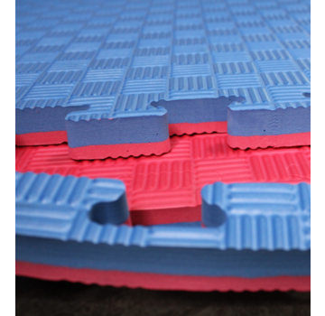 Legend Puzzelmat 1 x 1 m sport 3CM Blauw/Rood - met staffelkorting