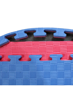 Legend Puzzelmat 1 x 1 m sport 4CM Blauw/Rood