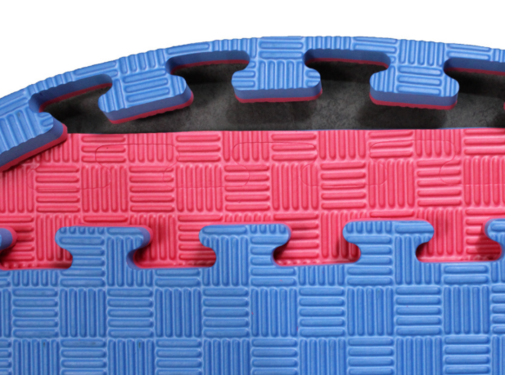 Legend Puzzelmat 1 x 1 m sport 4CM Blauw/Rood- Gratis verzonden