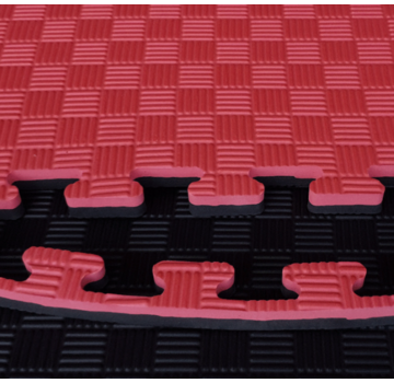 Legend Puzzelmat 1 x 1 m sport 2CM Zwart/Rood - met staffelkorting