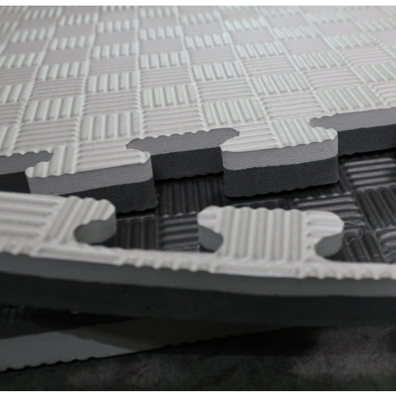 Puzzelmat 1 x 1 m sport 3CM Zwart/Grijs- Gratis verzonden