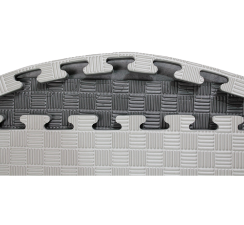 Legend Puzzelmat 1 x 1 m sport 2.5CM Zwart/Grijs - met staffelkorting