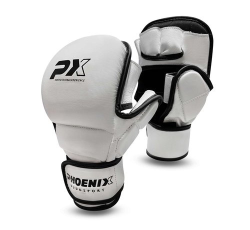 Phoenix PX Grappling gloves lederen wit