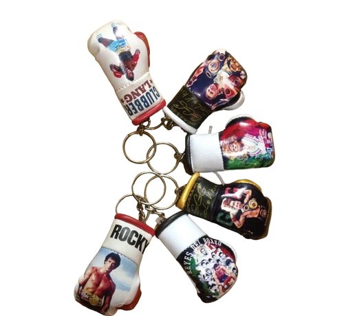 Best Fightshop 50 stuks Full colour bokshandschoen sleutelhanger bedrukken