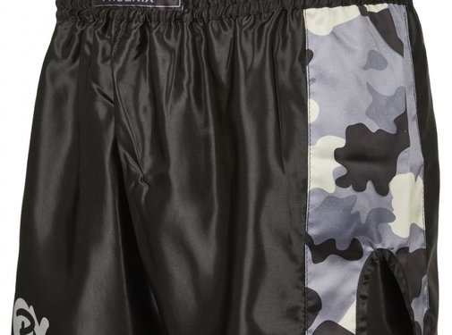 Phoenix PX Thai Shorts,"Contender" zwart-camo - OP=OP