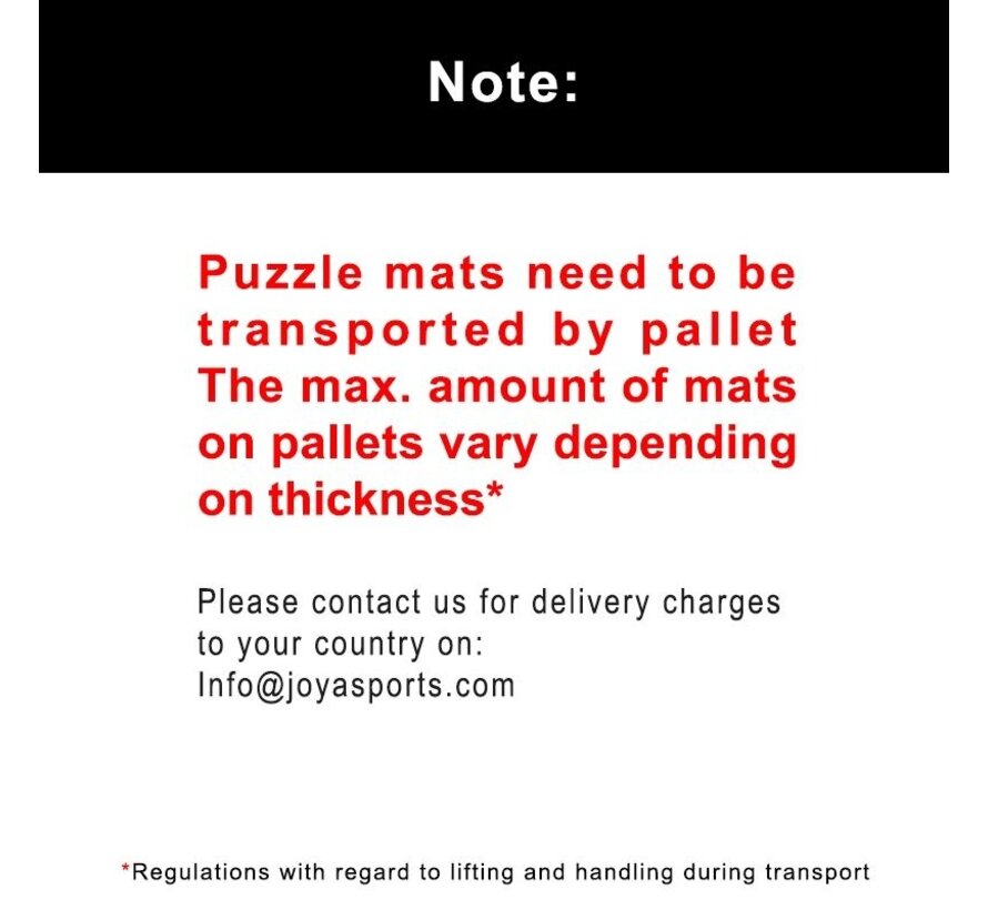 Puzzelmat (2 kleur) 2.5cm - Watervast