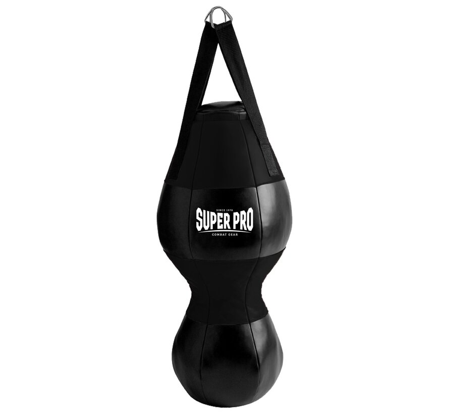Super Pro Combat Gear Uppercut Bokszak Zwart 80x33 cm