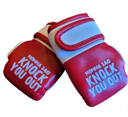 Best Fightshop Baby bokshandschoenen 12 x 8 cm (per paar) met eigen bedrukking